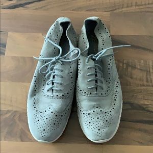 Cole Haan Grey Suede Zerogrand Oxford